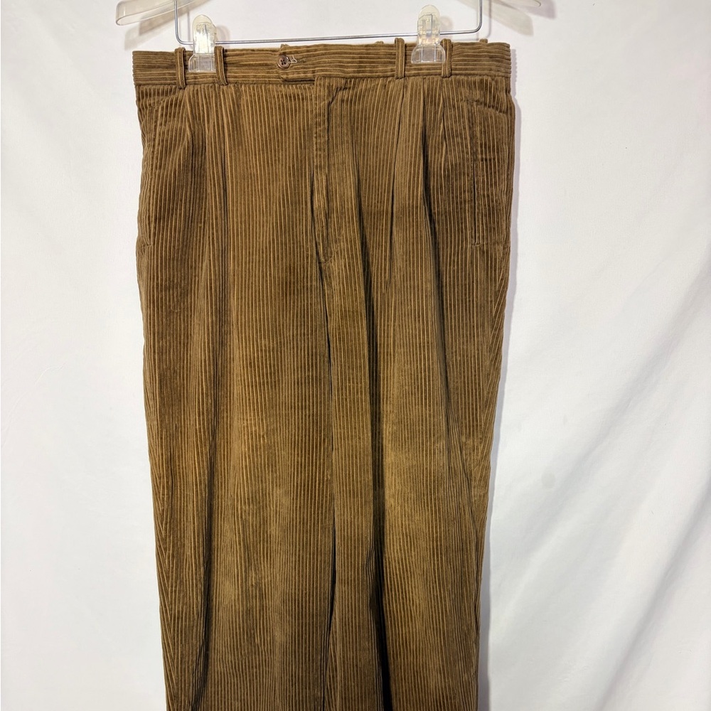Men’s Brown Corduroy Pants | Size 34 | Greg Peters